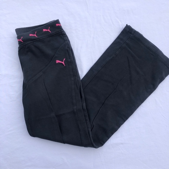 PUMA YOGA PANTS girls size large - Picture 1 of 4